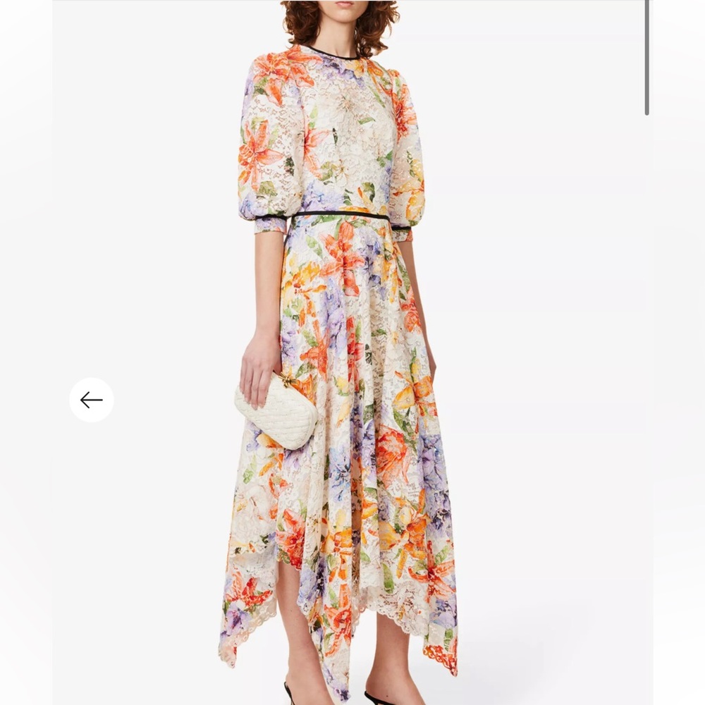 Costarellos Multicolor Women's Maxi Asymmetrical Dress